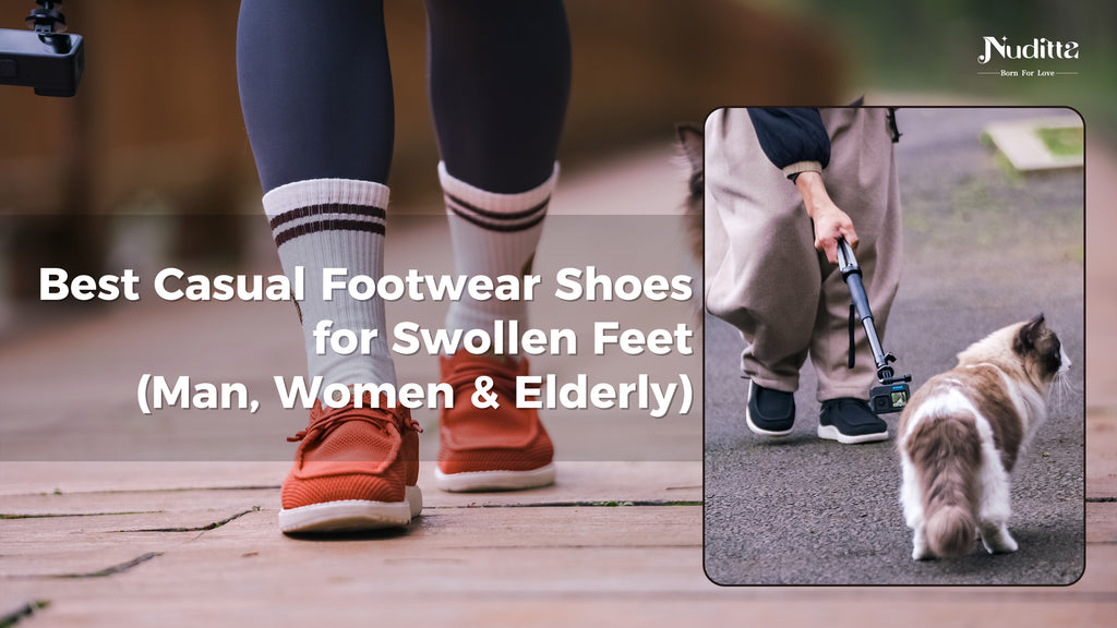 Best Casual Footwear for Swollen Feet (Men, Women, and Elderly)